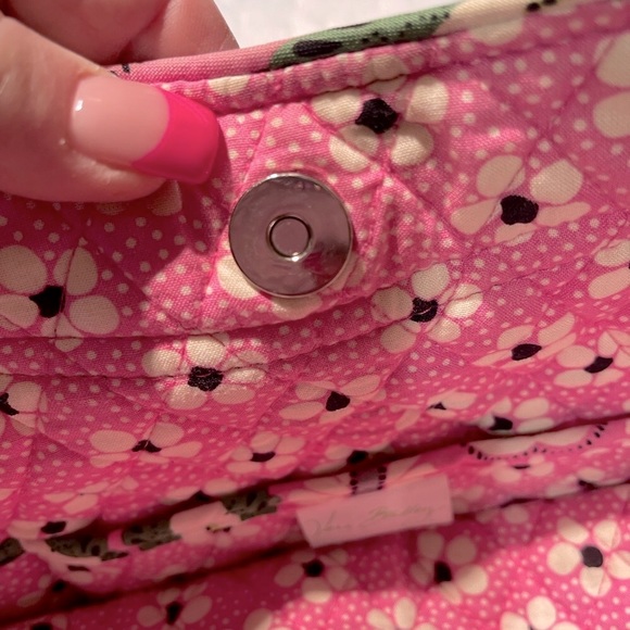 Vera Bradley “Priscilla Pink” Campus Shoulder bag w/Wallet - Picture 6 of 14